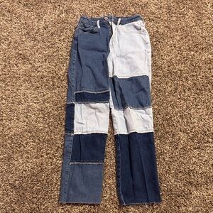 Hollister Patchwork Denim Jeans
